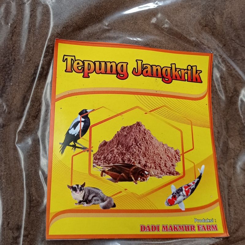 UMPAN IKAN MAS LOMBA 100 GR SUPER MANTUL 100% TEPUNG JANGKRIK)