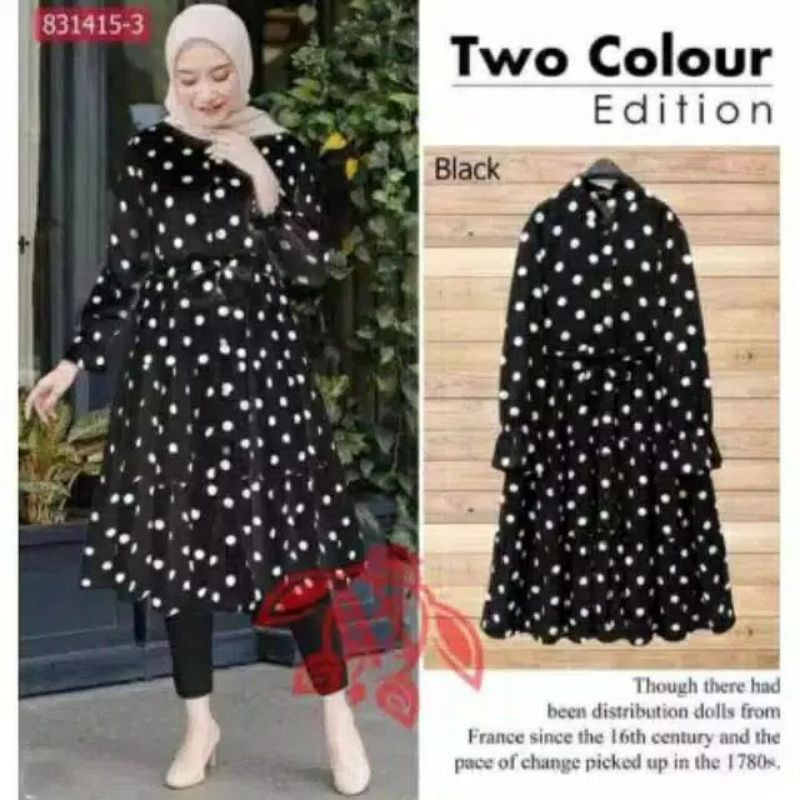 TUNIK POLKADOT / TUNIK WAFFLE PREMIUM IMPORT / TUNIK BUSUI / TERBARU