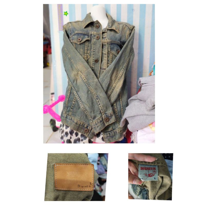 jaket jeans branded PL