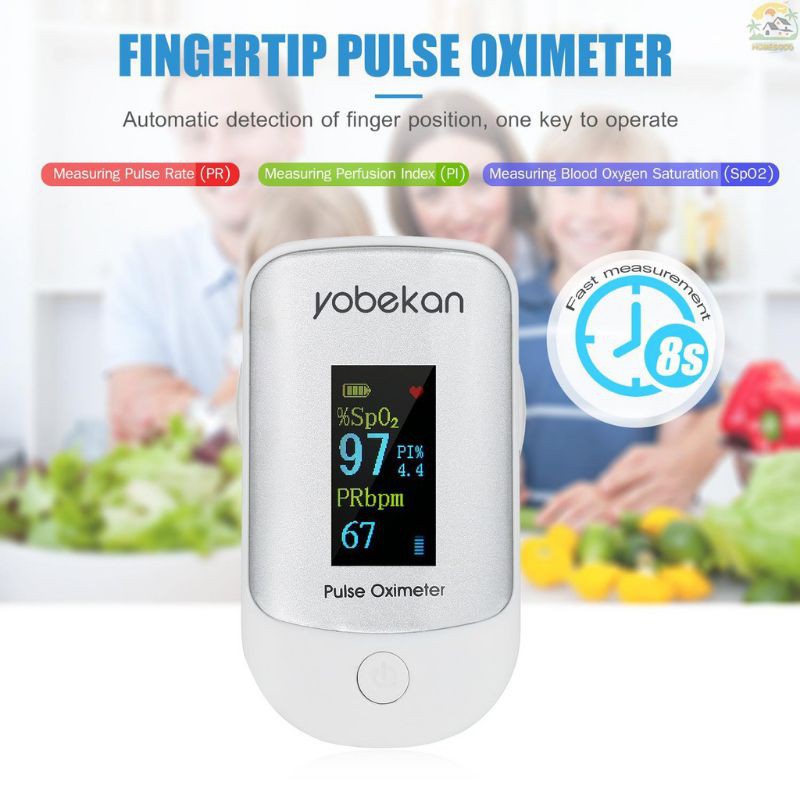 Fingertip Pulse Oximeter Finger Pulse Blood Oxygen SpO2 Monitor LCD Oximeter oksimeter