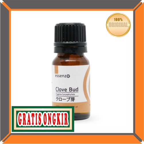 Clove Bud Essenzo Essential Oil 10 ml/20 ml (Minyak Atsiri Cengkeh) - Sakit Gigi, Jerawat