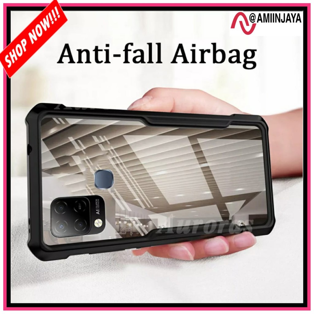 Case Infinix Hot 10s Shockproof Armor Transparent Premium Hard Case