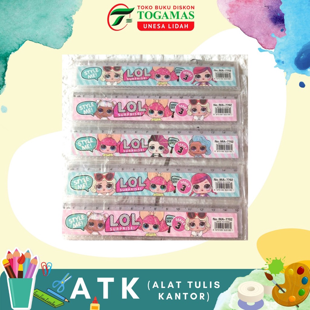 

PENGGARIS MIKA 15CM MA-7702 LOL SURPRISE / READY STOCK