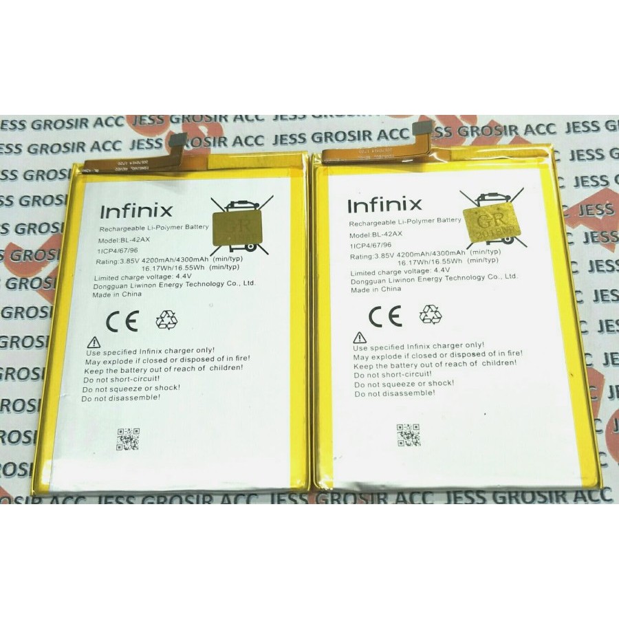 Battery Batre Baterai Infinix Note 4 X572 BL-42AX BL42AX BL 42AX