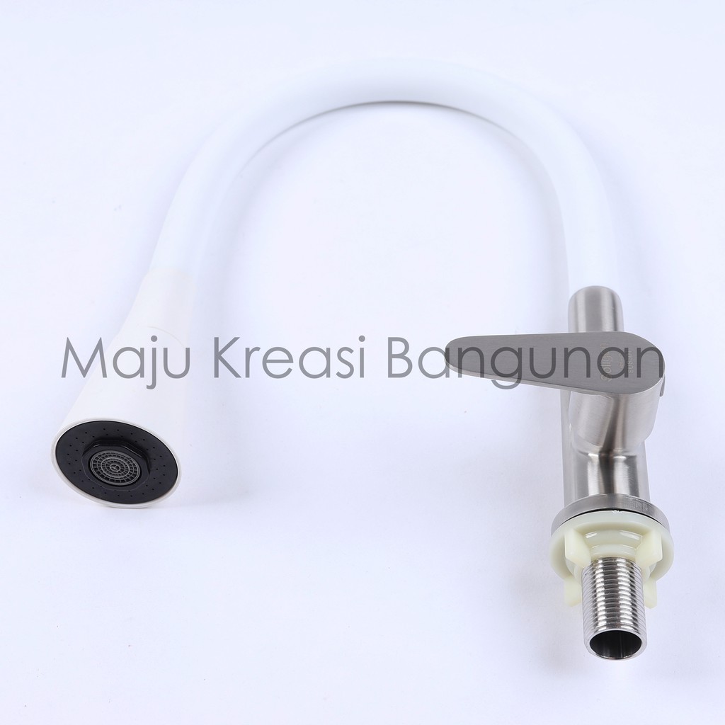 Kran Angsa Fleksibel SOLIGEN Stainless Keran Cuci Piring Tancap Tanam Sink Flexible SSR505 SSR 505