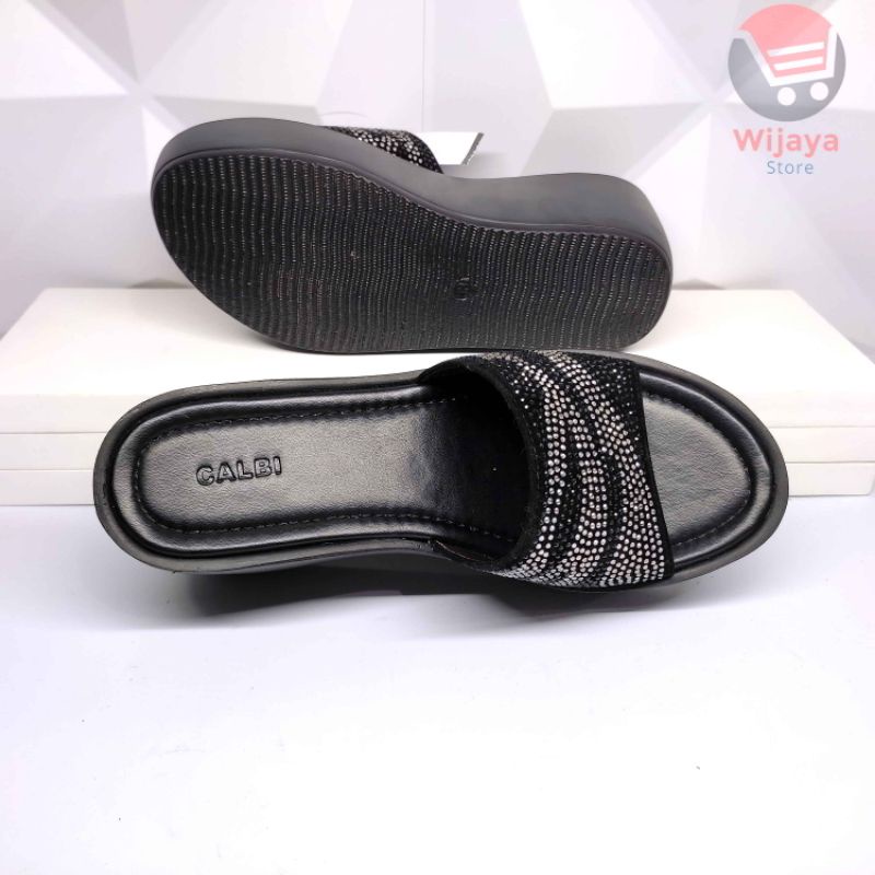 CALBI KLX - SANDAL WANITA CALBI ORIGINAL / SENDAL PESTA FASHION WEDGES TRENDY CEWEK PEREMPUAN DEWASA