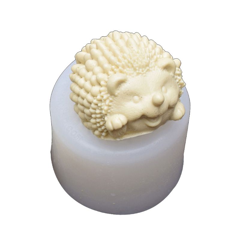 SIY  3D Animals Silicone Molds Resin Casting Molds Lion Hedgehog Epoxy Resin Molds Silicone Jewelry Making Tools