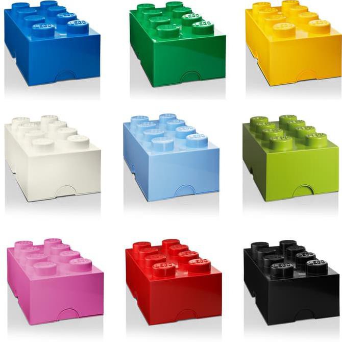 LEGO Storage Brick 8 Knobs