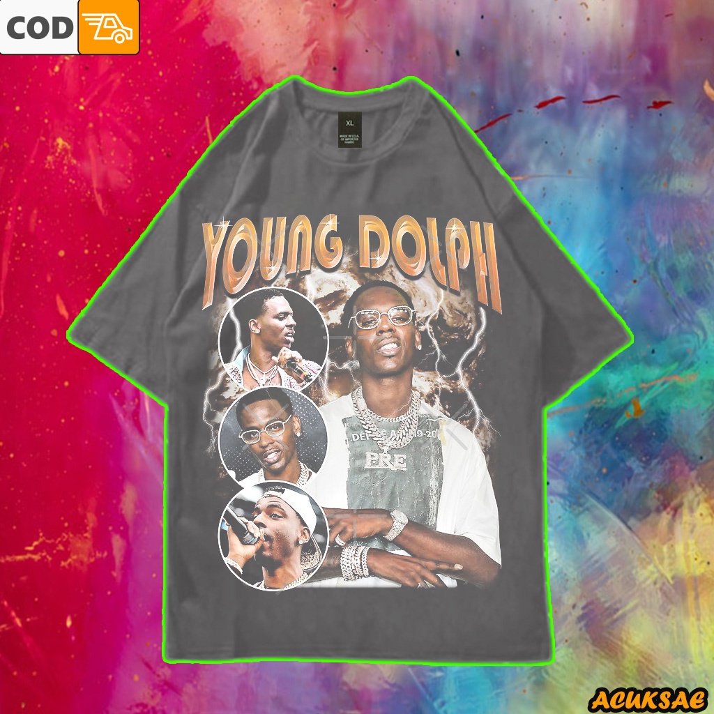 Oversized Young Dolph Rapper Vintage Rap Tee T-shirt