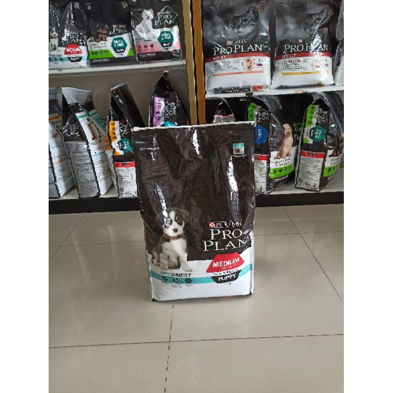 pro plan medium puppy sensitive digestion dog 12kg proplan makanan anjing (ekspedisi)