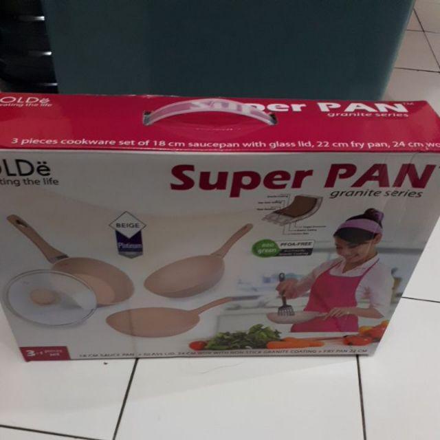Panci Bolde Super Pan 3+1 Pcs Beige