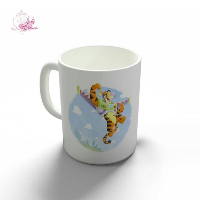 Mug Keramik Tiger as Buzz Lightyear Toy's Story (Winnie the Pooh)