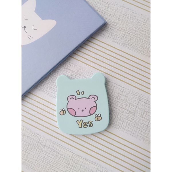 cermin lipat plastik ukuran kecil/cermin makeup-12