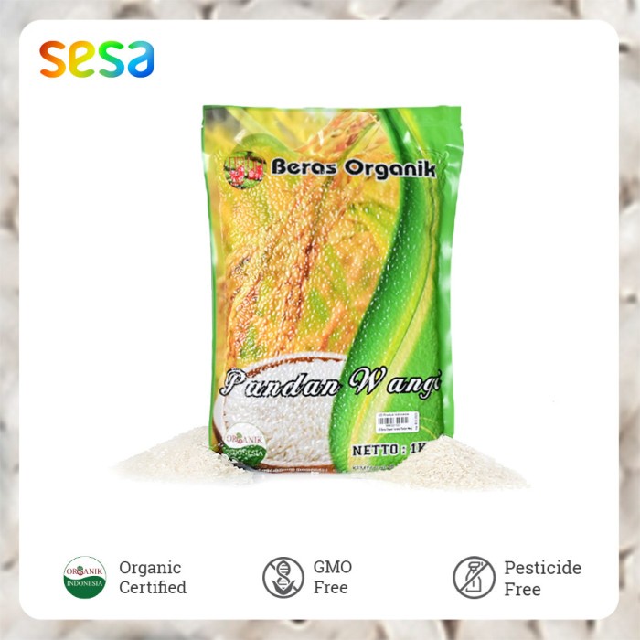 

gr011ttr Ud Beras Varietas Pandan Organik Wangi 1 Kg Sv012Ss