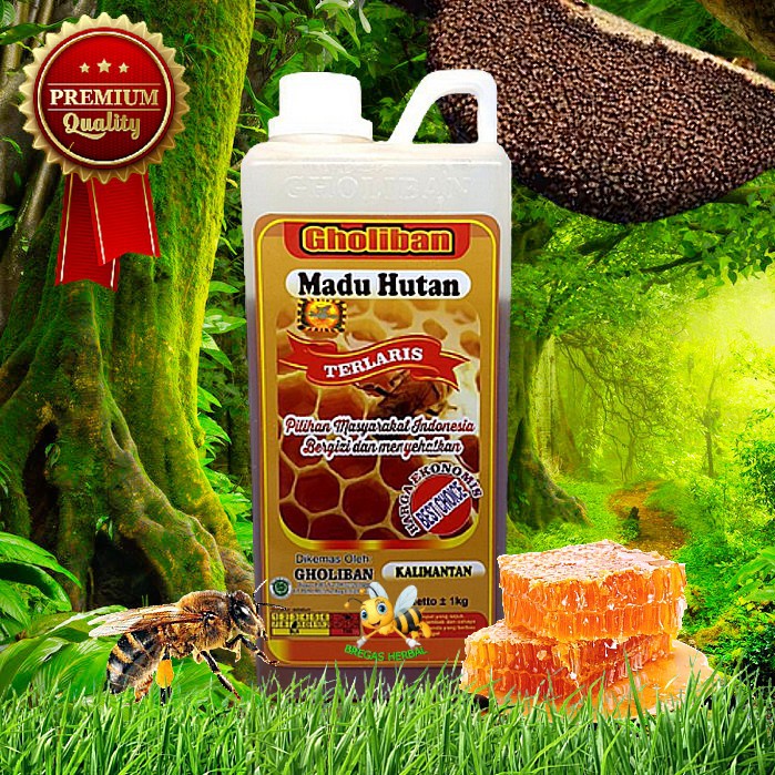 

Madu Gholiban Original Terlaris Termurah 1000 gram - Madu Hutan Kalimantan Gholiban