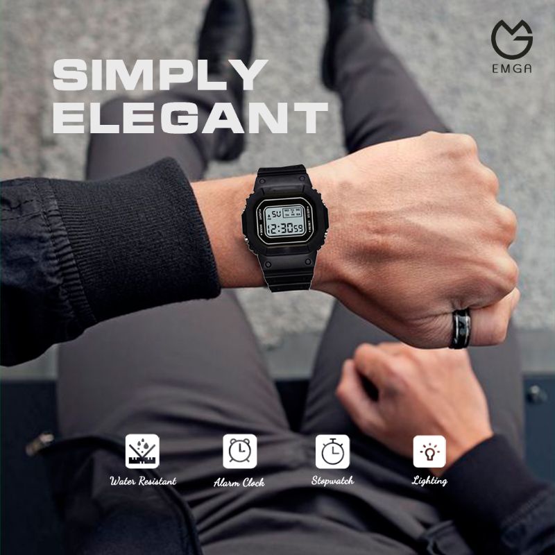 Emga Candy Watch Jam Tangan Pria Wanita Digital-2