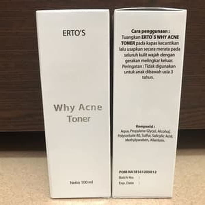 TONER WHY ACNE BY ERTOS