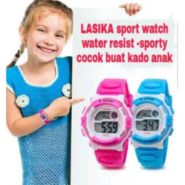 JAM TANGAN ANAK JAM LASIKA  TAHAN AIR MURAH
