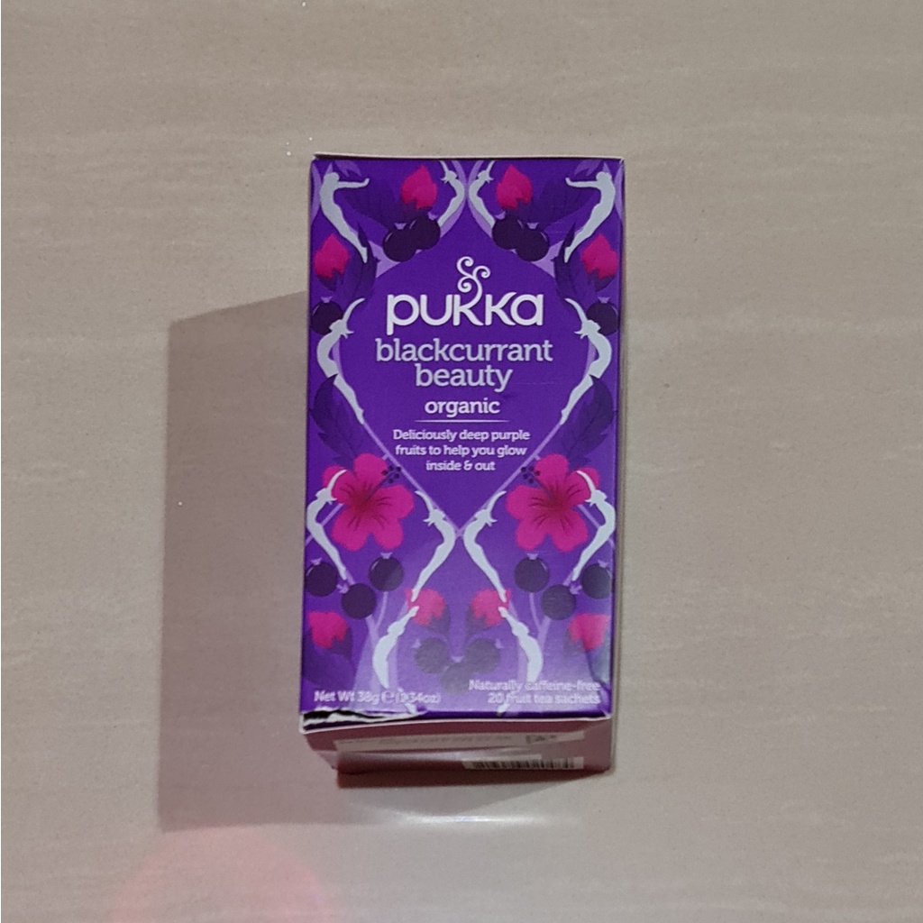 Pukka Tea Organic Blackcurrant Beauty Caffeine Free 20 x 1.9 Gram