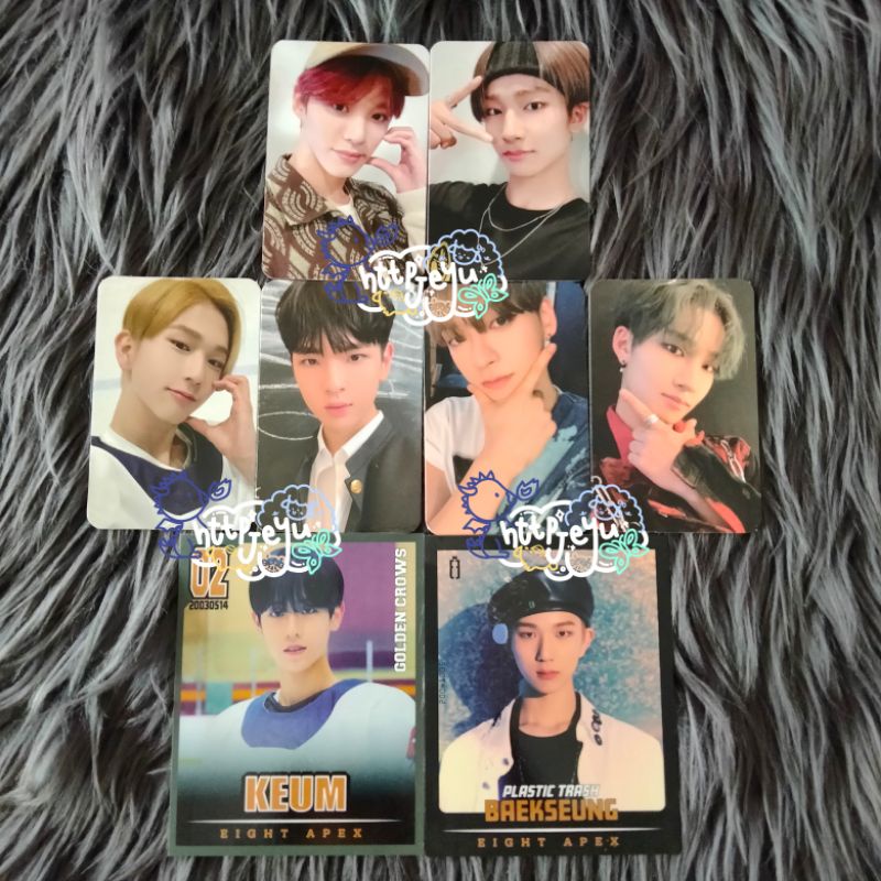 PHOTOCARD EPEX ALBUM WISH KEUM MU JEFF AMIN BAKESEUNG AYDEN YEWANG PC