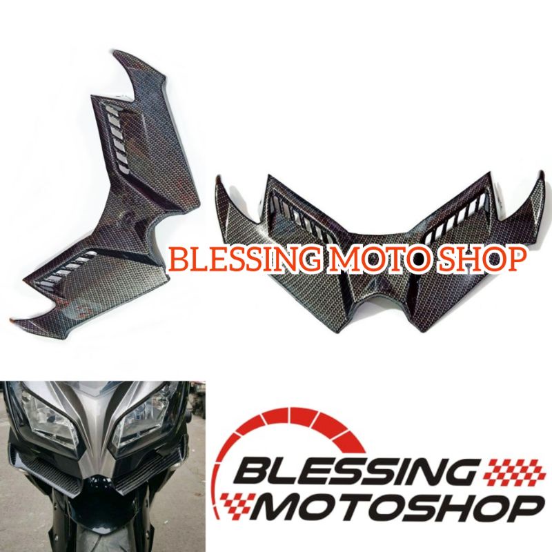 winglet ninja 250sl mono winglet carbon ninja 250 rr mono winglet mono