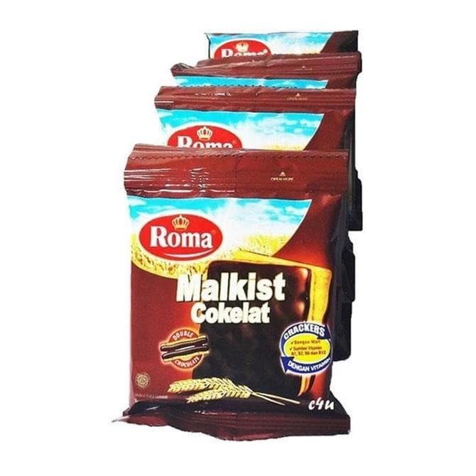 

Roma malkist cokelat 21 gr x 10 pcs 1 renceng