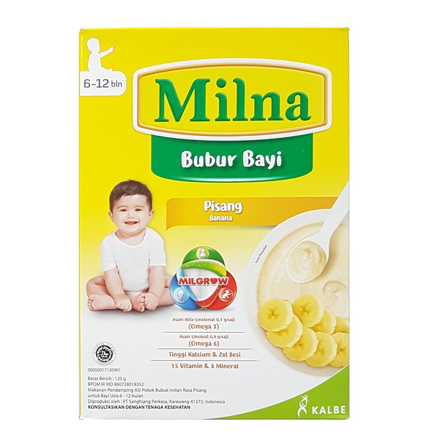 Milna Bubur Pisang 120 gr