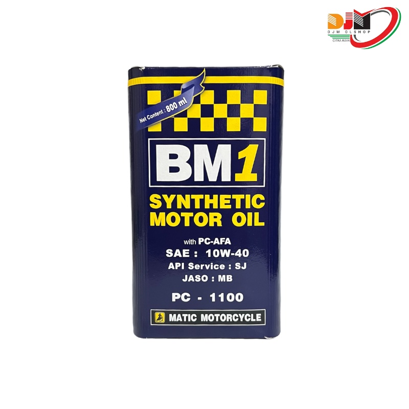 OIL BM1 MATIK PC-1100 800ML JASO MB API SJ SEA 10W-40