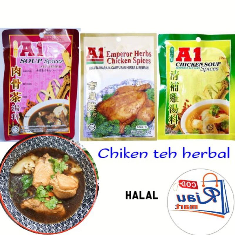 

Rempah A1 (AK KOH) halal 35g MALAYSIA import