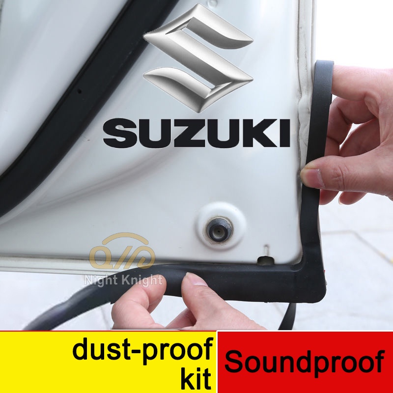 For Suzuki Full Car Seal Car Door Seal Strip Kit Soundproof Noise Insulation Weather Strip Sealing Trunk Hood Dashboard A B Pillar Trim Sealings For Vitara Swift XL7 Presso Dzire Ciaz Celerio Ertiga