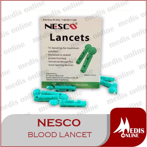 Blood Lancet Nesco Isi 100 / BLOOD LANCET / BLOOD LANCET 100 / NESCO BLOOD LANCET