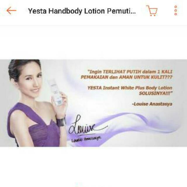 Handbody yesta whitening