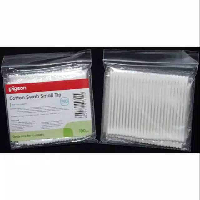 PIGEON Cotton Swab 100's small Tip / cotton bud kecil/ Cotton Bud Bayi