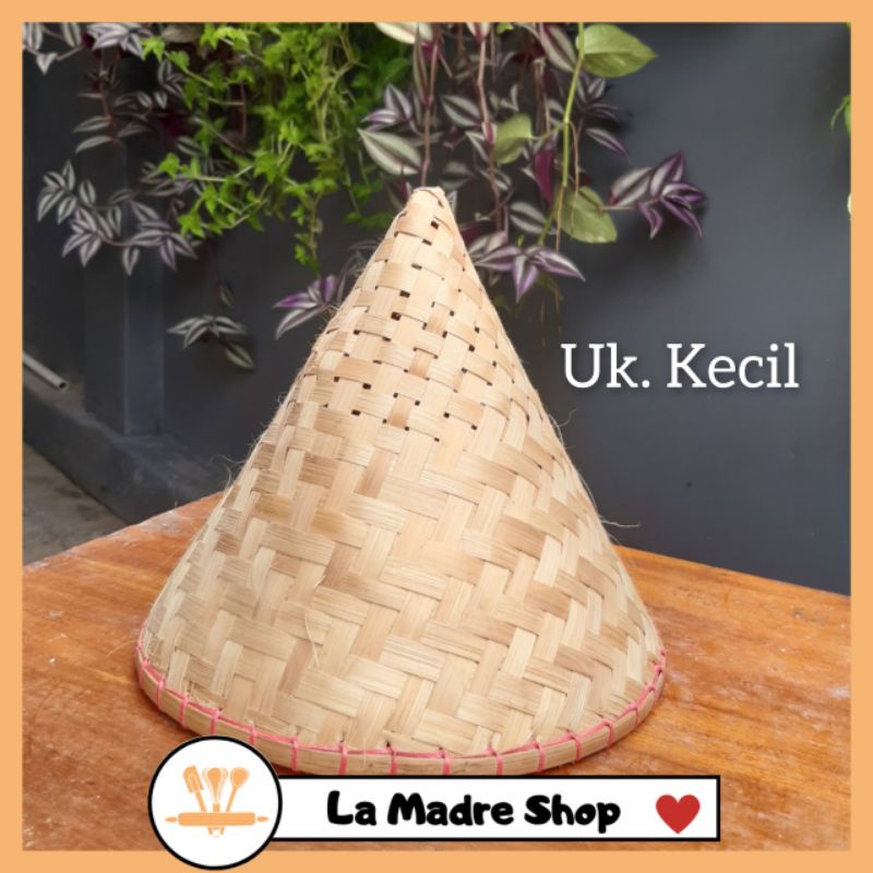 KUKUSAN BAMBU Asepan Menanak Nasi - Uk. KECIL 20 cm