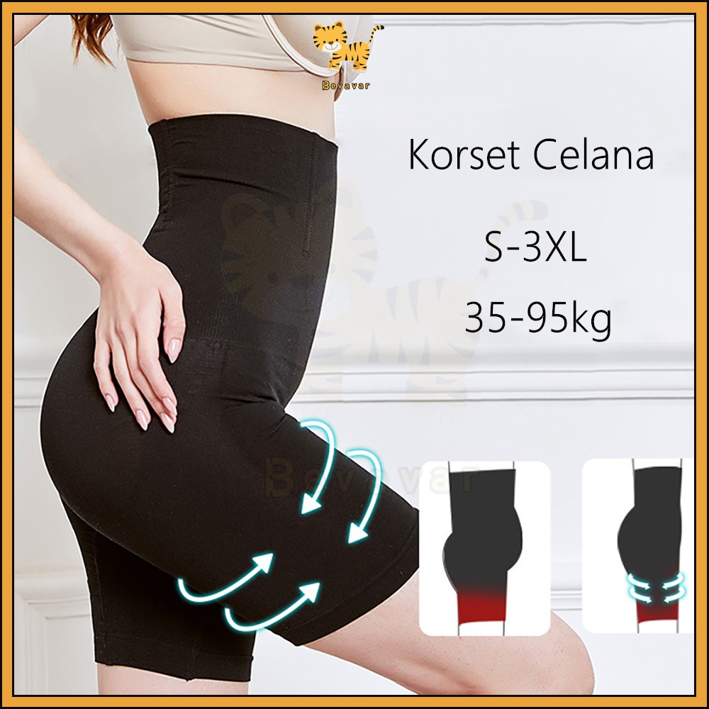 ID Bevavar COD Korset Fitshaper Waistshaper Celana Pelangsing Nylon / Korset Celana Pelangsing