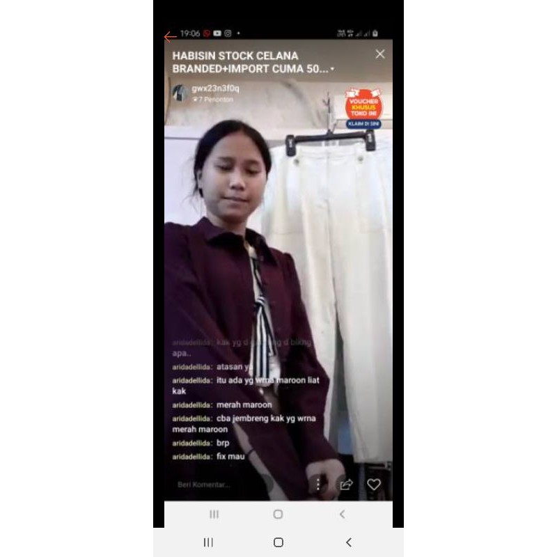 dress n whitejeans 2pcs