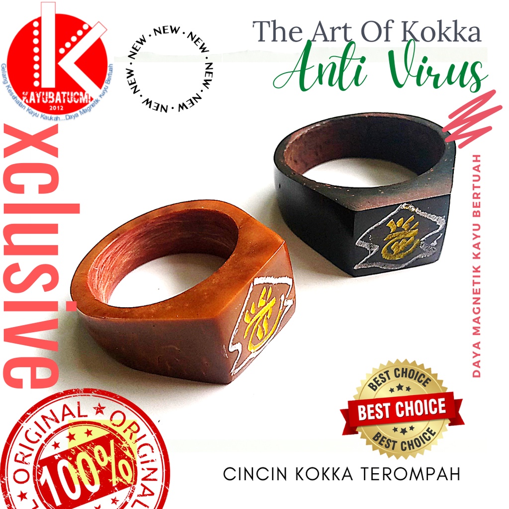 Cincin Kokka Kaukah Pria Wanita Terompah