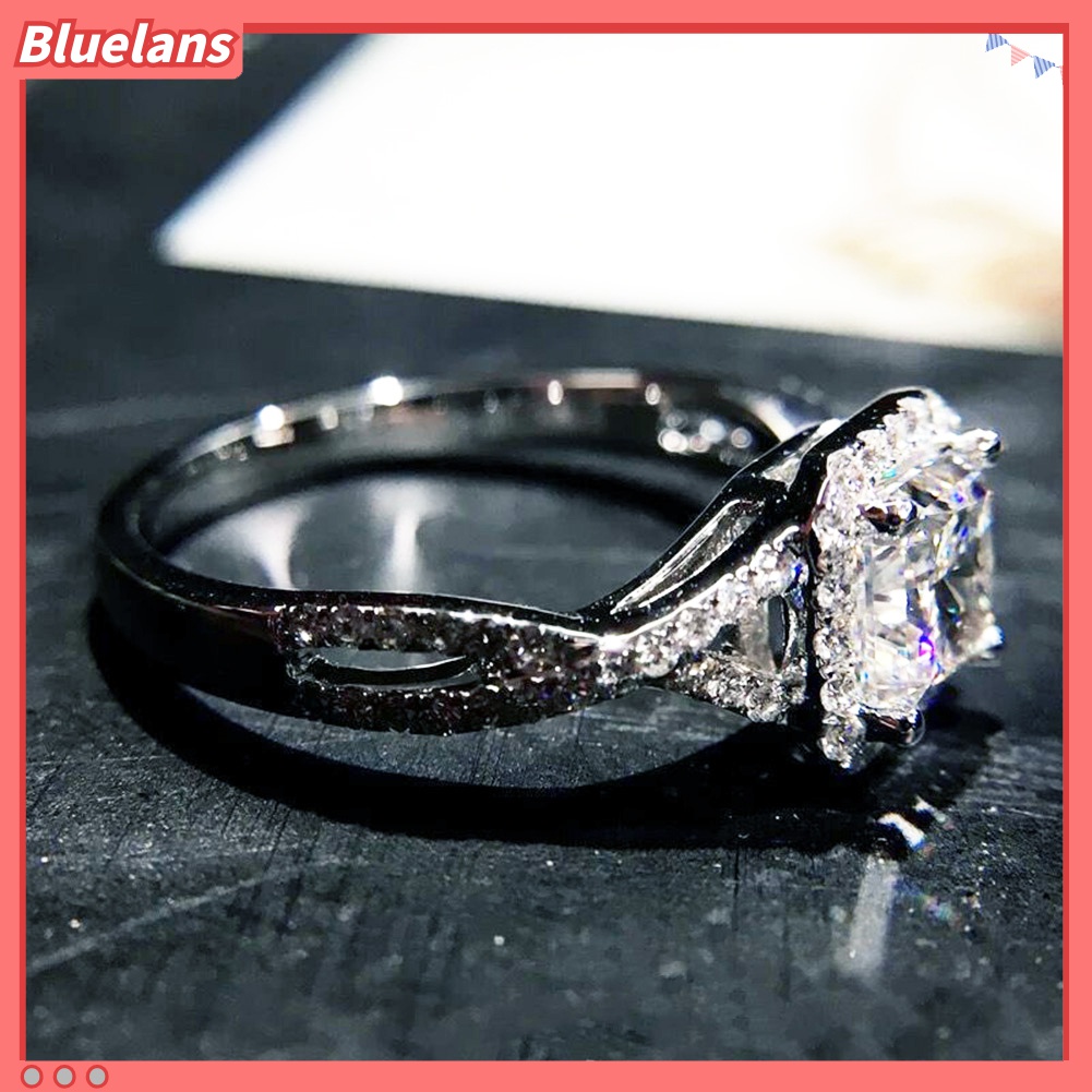 Cincin Wanita Bahan Cubic Zirconia Untuk Pernikahan