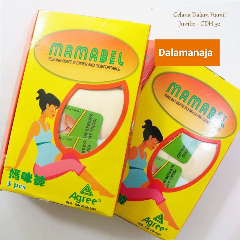 Mamabel Cd Hamil KATUN Polos H514 Sekotak Isi 3 pcs Original