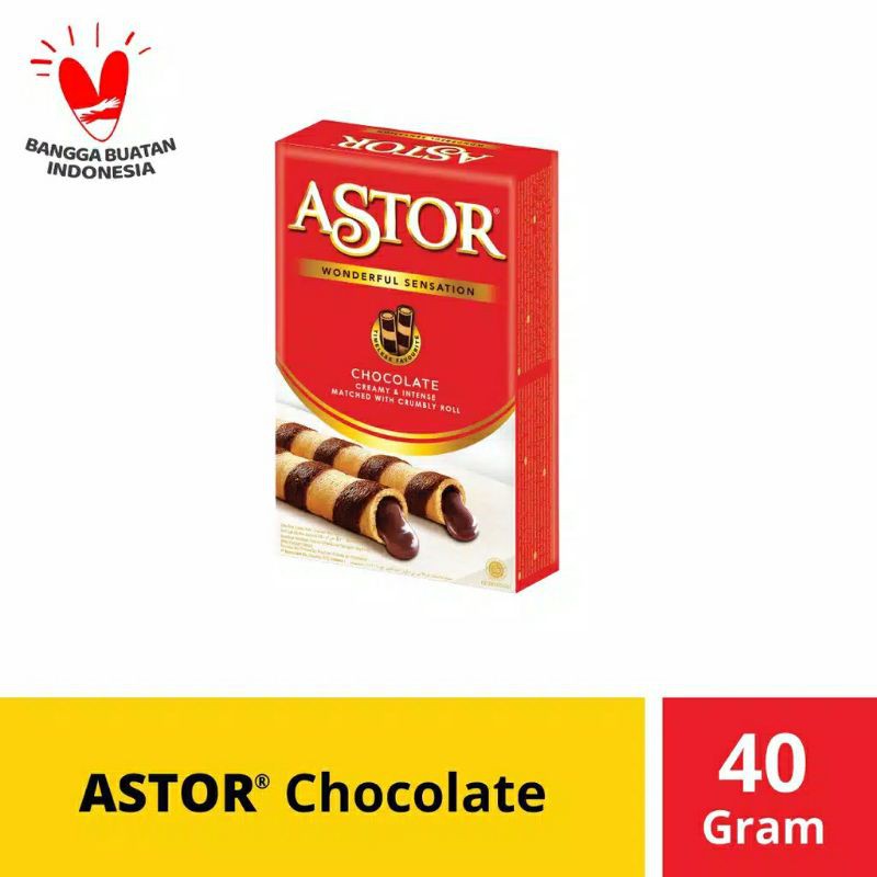 

Astor Cokelat Wafer Roll 40 Gr
