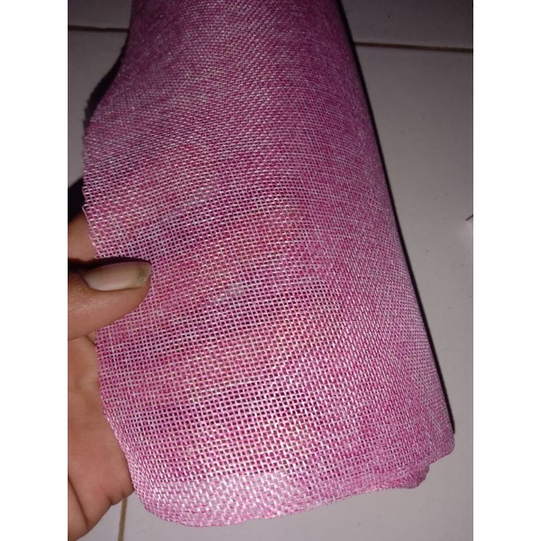 Kain Goni Warna Pink 50cm