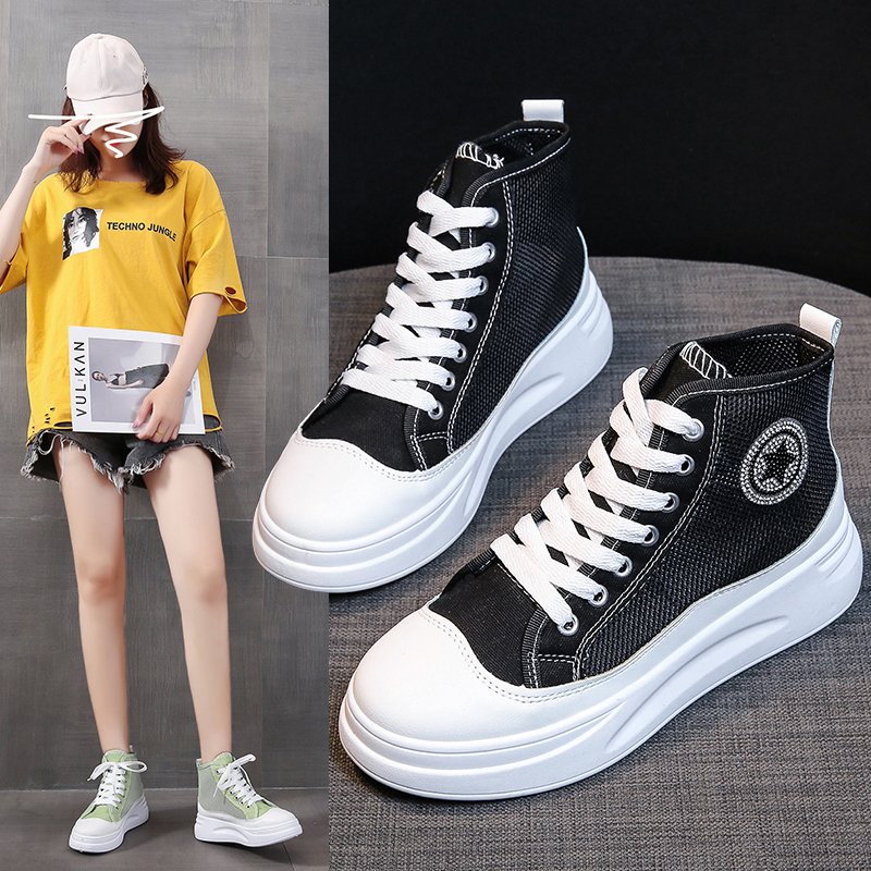 COD Termurah Sepatu Impor Premium Sepatu Fashion Wanita Sepatu Kanvas KZT-SW314