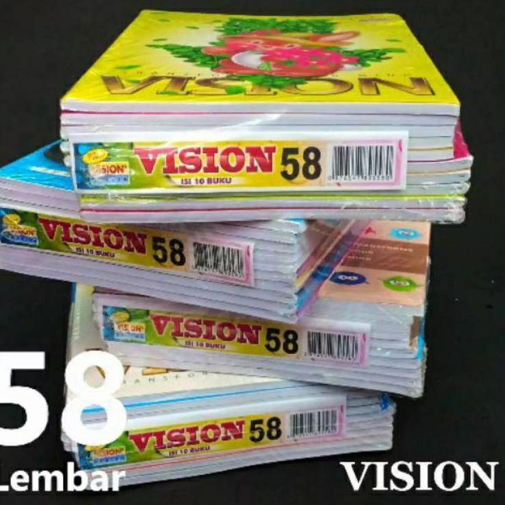 

Paling Diminati! Buku Tulis Vision isi 58 lembar Stok Melimpah Murah
