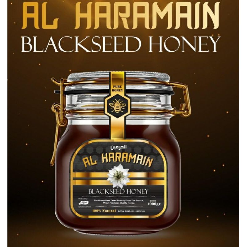

madu blackseed honey ALHARAMAIN 1KG madu import