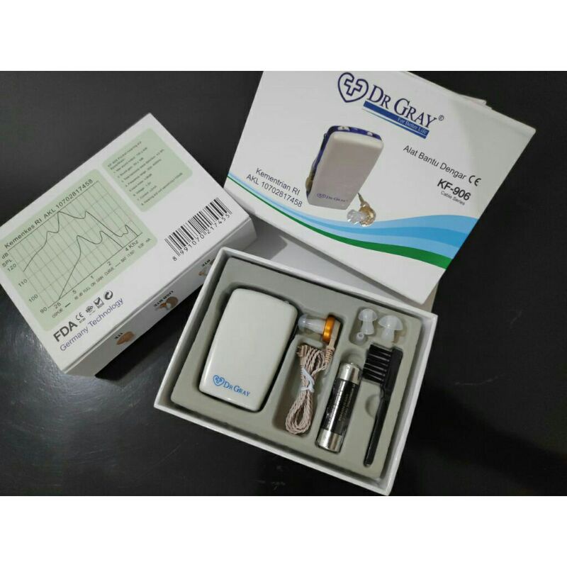 Alat Bantu Dengar Hearing Aid Cable Dr Gray KF-906