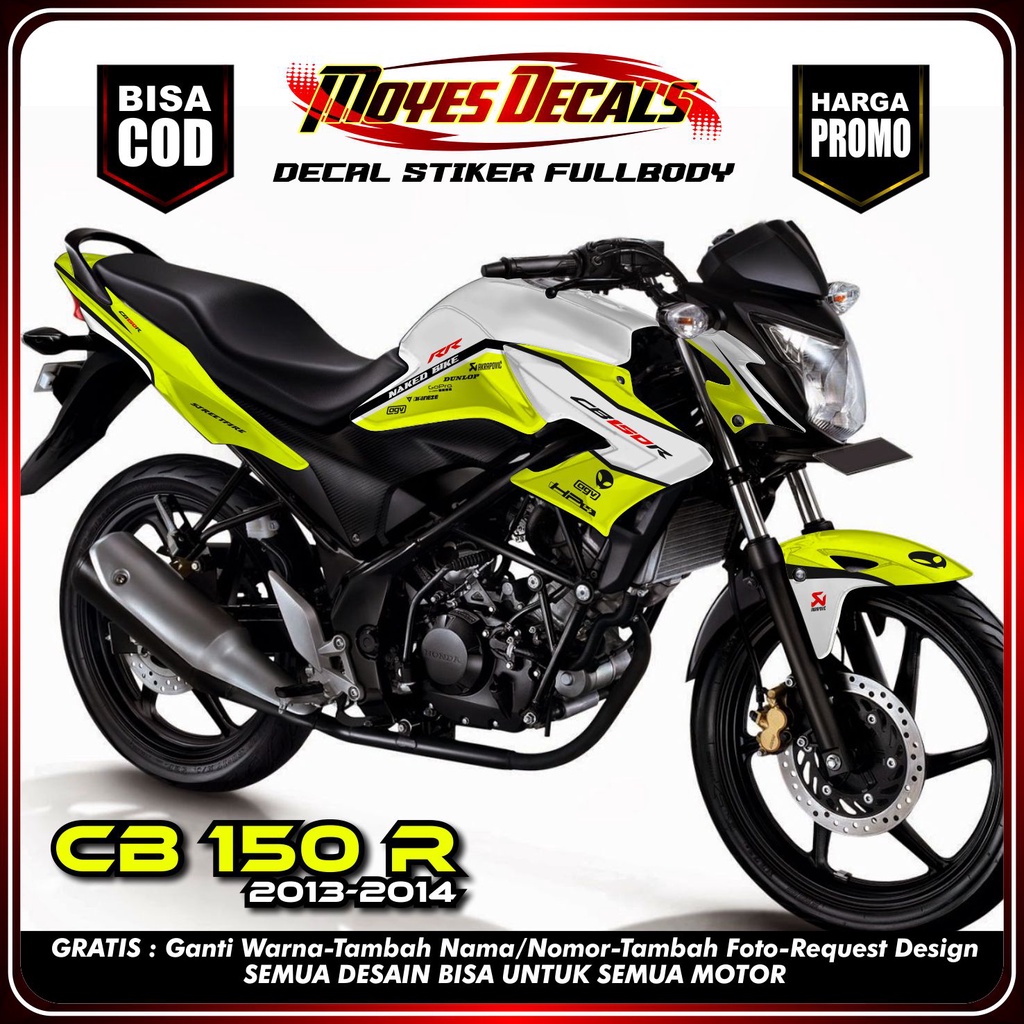 decal cb lama stiker cb 150 r old sticker honda cb 150 old fullbody motif bmw