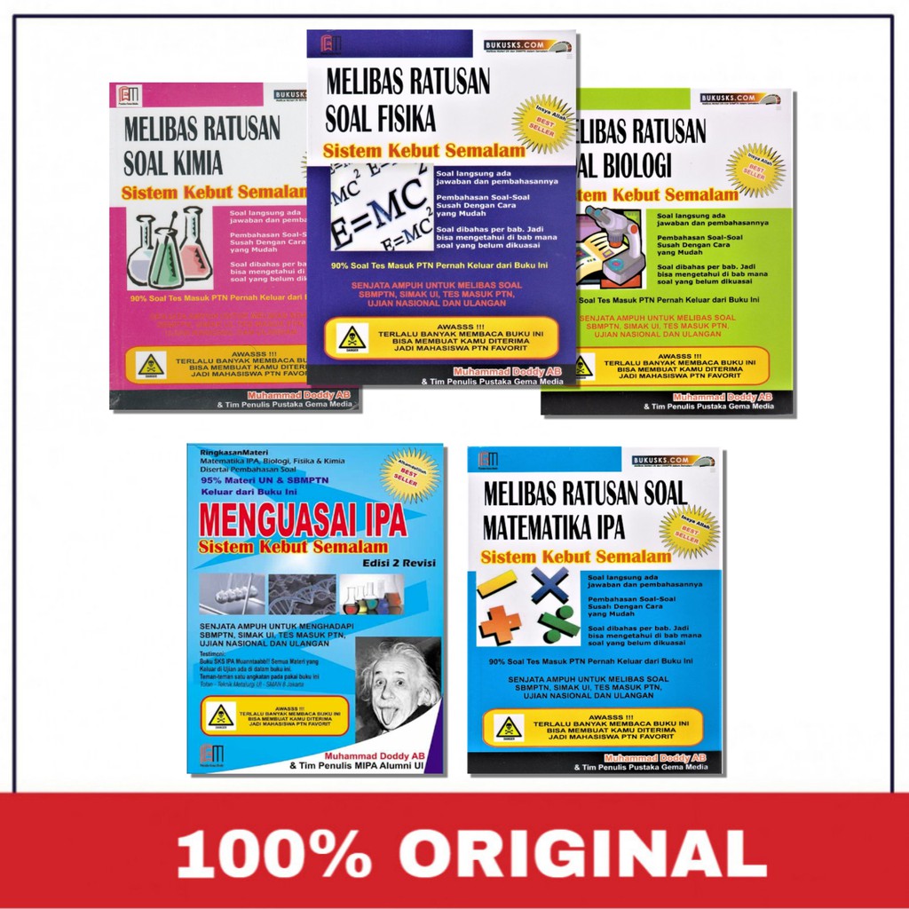 Buku Sks Ipa Biologi Kimia Fisika Matematika Ipa Dan Menguasai Ipa Sistem Kebut Semalam-2