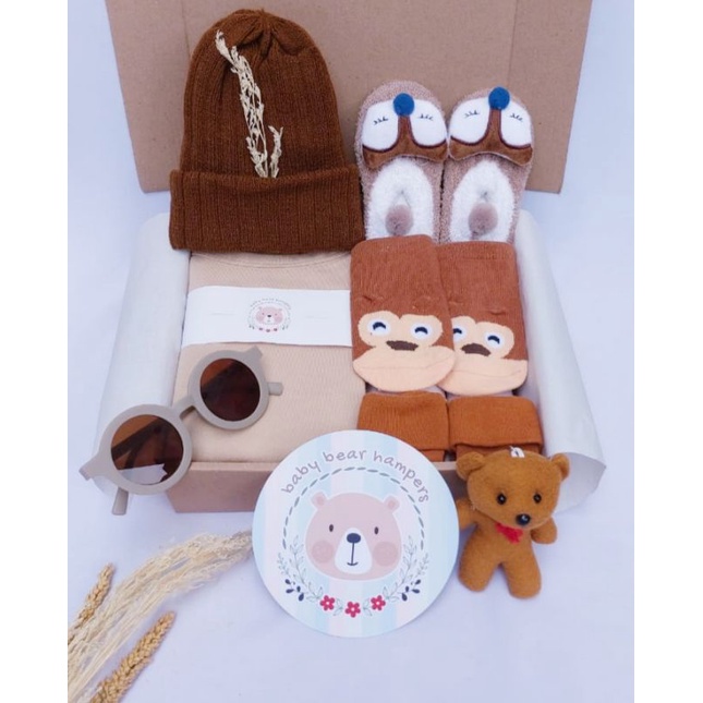 BB1 -  Hampers Bayi / Baby Hampers / Newborn Baby Gift Set / Baby Gift / Kado Bayi / Kado Lahiran / Kado Anak lahir / kado anak / hadiah kelahiran-Trendy bear coco