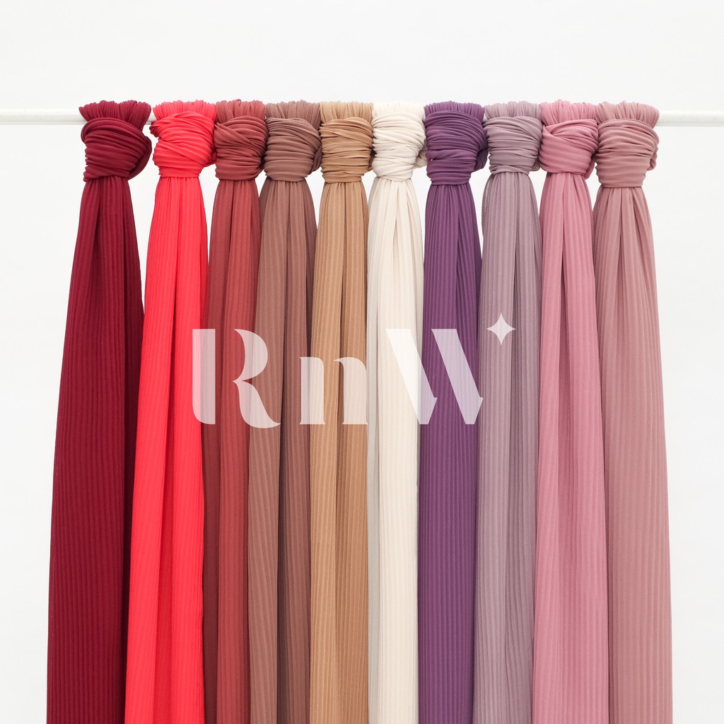 Beli 5 Gratis 1 Pashmina Plisket Cerutty Premium 180 x 75 cm-4