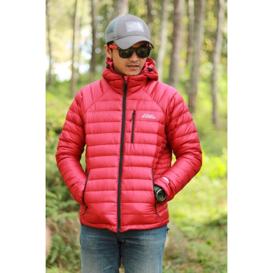 JAKET GUNUNG JOINT ADVENTURE NYRON PRO GOOSE DOWN JACKETS RED